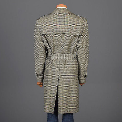 1970s Mens Mod Trench Coat