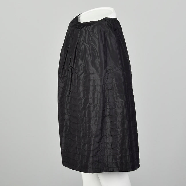XXS 1950s Black Designer Slip