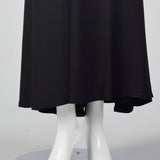 1990s Saks Fifth Ave White Lace Top with Black Mermaid Skirt