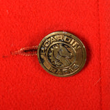 Small Pierre Cardin Red Wool Coat