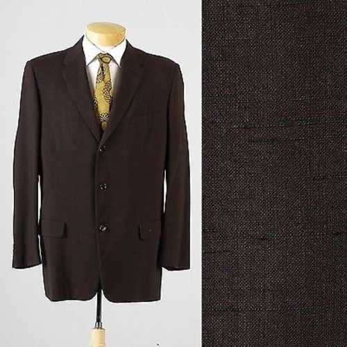 1950s Mens Brown Atomic Fleck Jacket