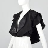 2010s Black Layered Shrug