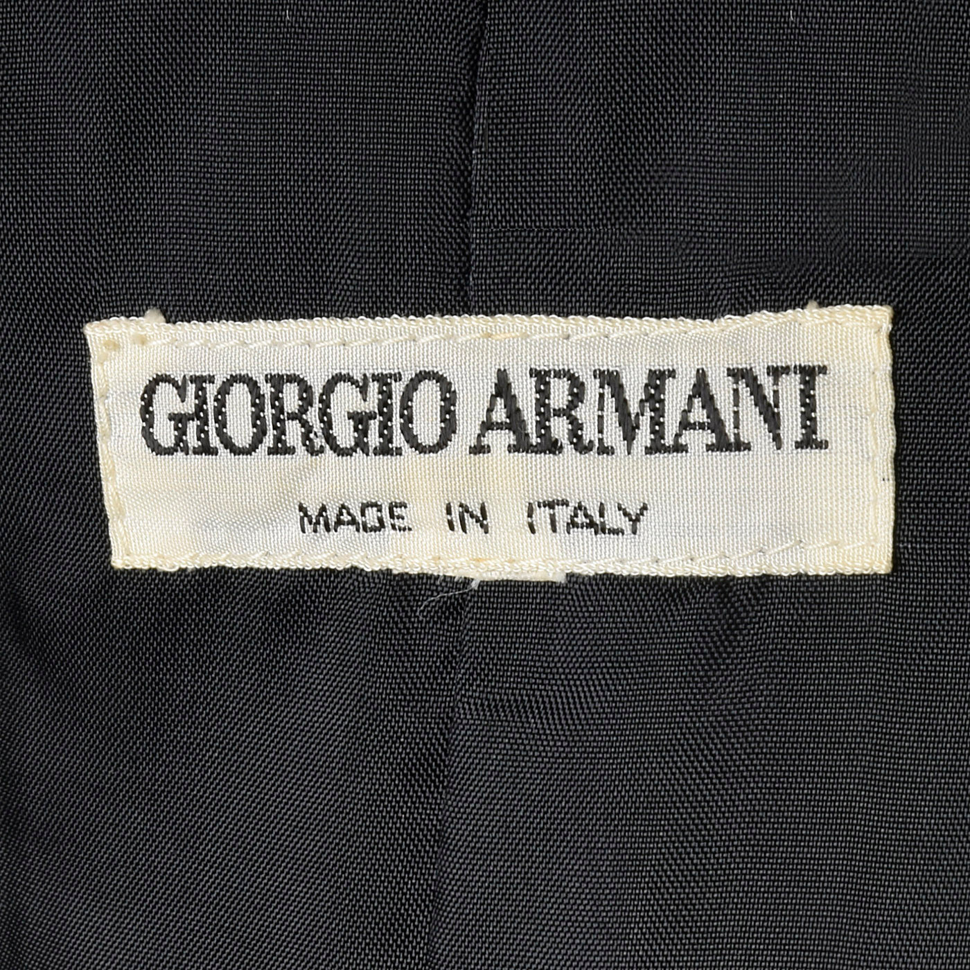 1980s Armani Black and Cream Jacket