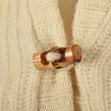 1970s Pendleton Heavy Wool Knit Sweater With Hood