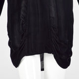 Medium 1920s Black Velvet Cardigan