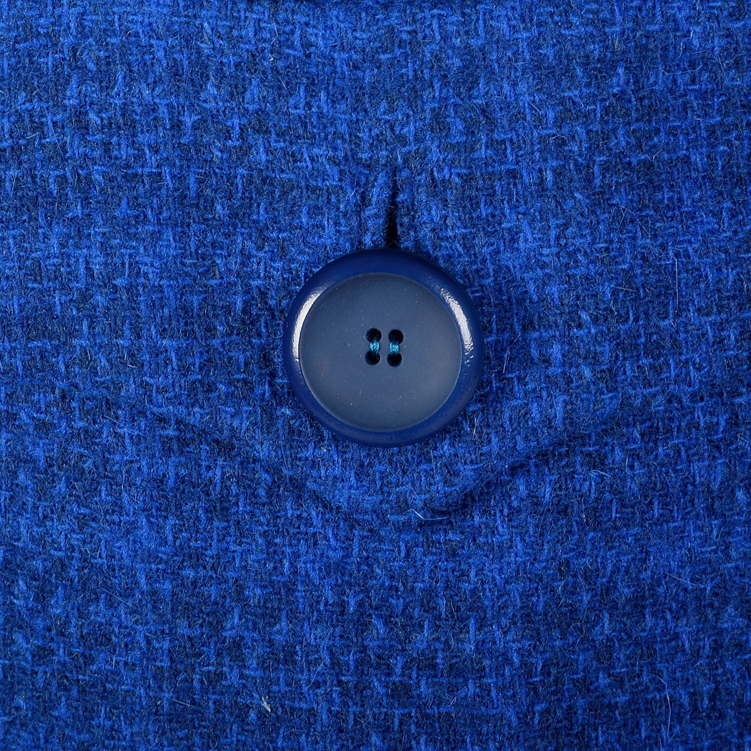 Medium 1960s Davidow Three Piece Blue Tweed Skirt Suit