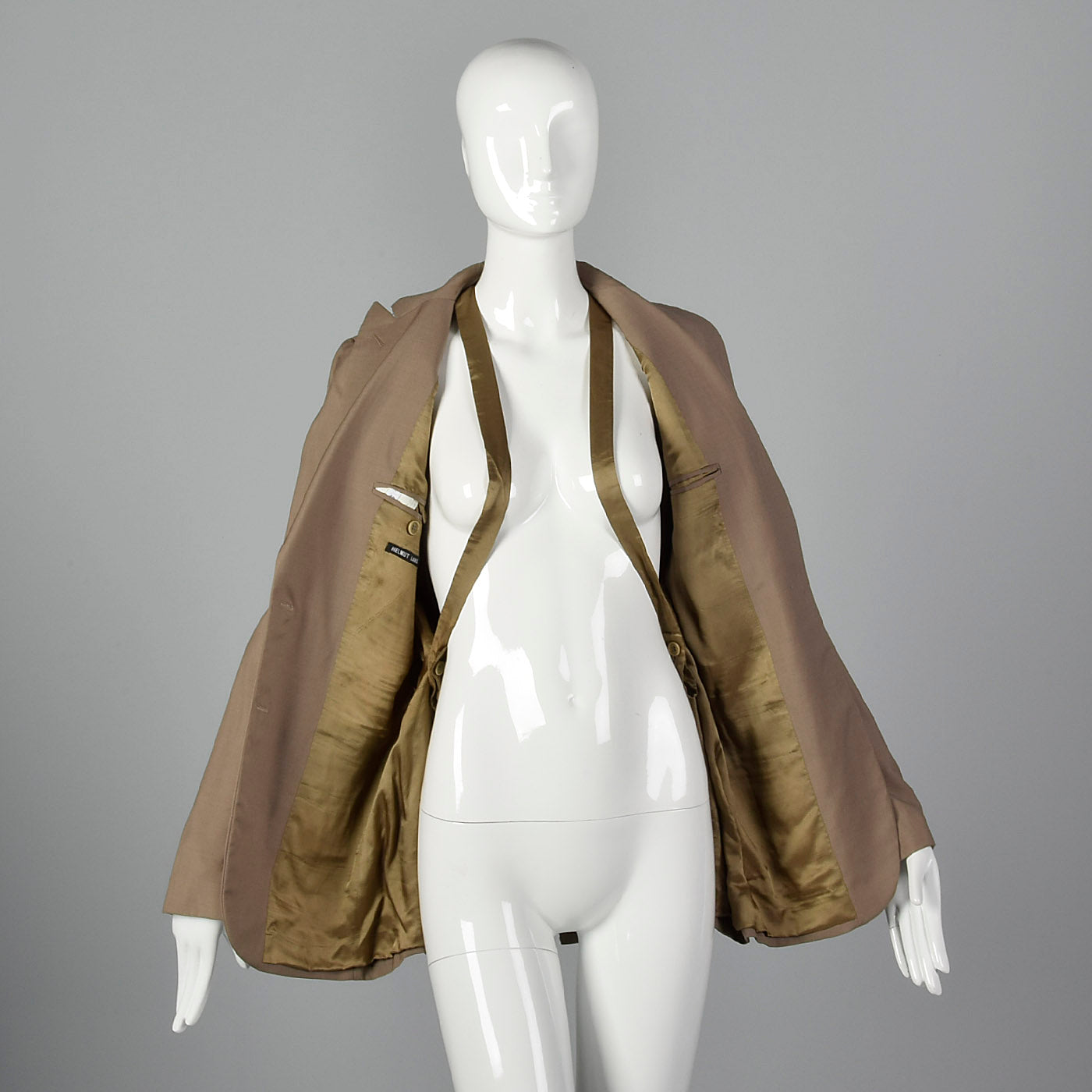 2000s Helmut Lang Tan Blazer