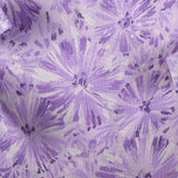 1950s Purple Floral Dress