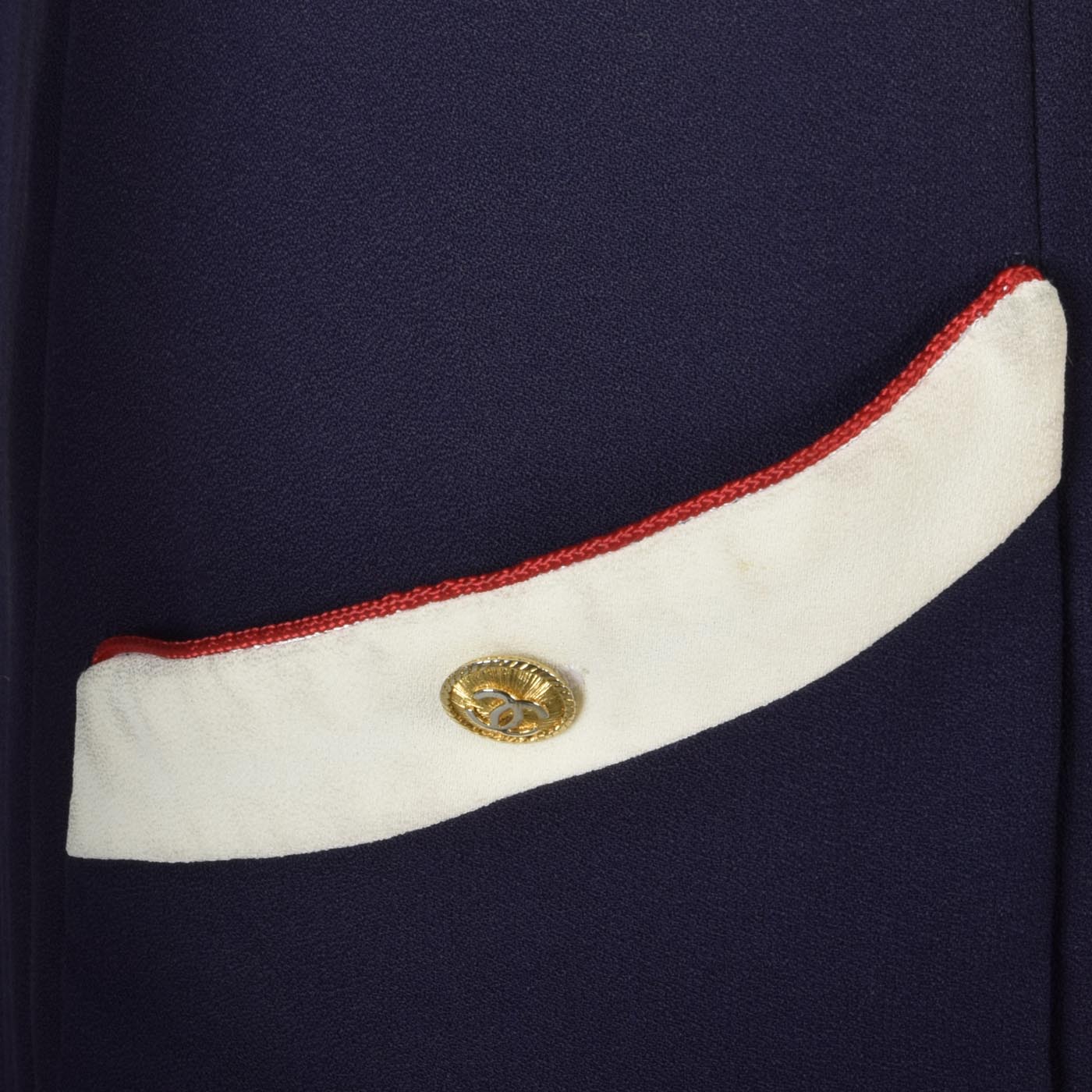Chanel Nautical Shift Dress in Red White & Blue