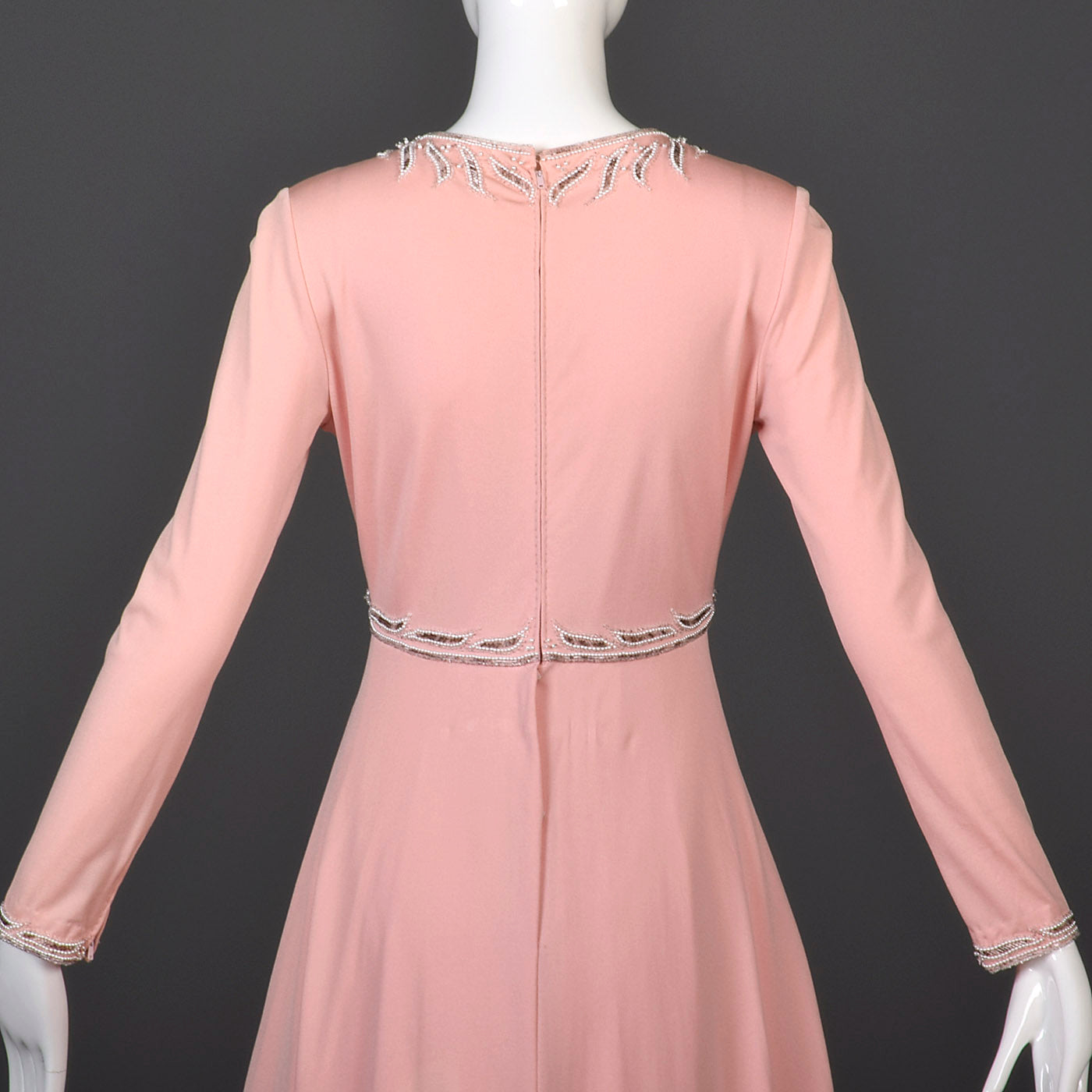 1960s Victoria Royal LTD Pink Formal Gown