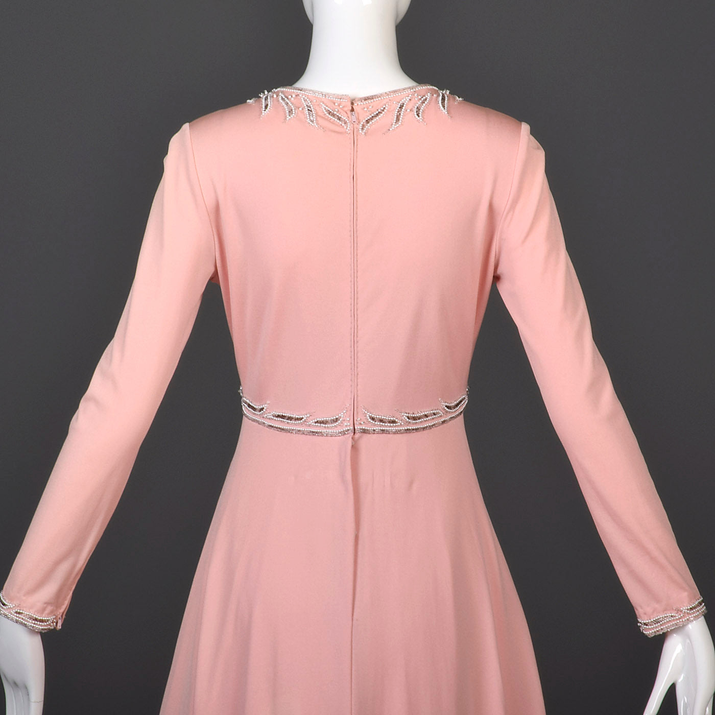 1960s Victoria Royal LTD Pink Formal Gown Style & Salvage 1960s Victoria Royal LTD Pink Formal Gown Style & Salvage