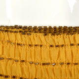 1960s Yellow Silk Dress with Beads