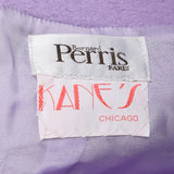 1980s Bernard Perris Lavender Wrap Coat