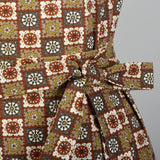 1960s Cotton Dress with Matching Collar