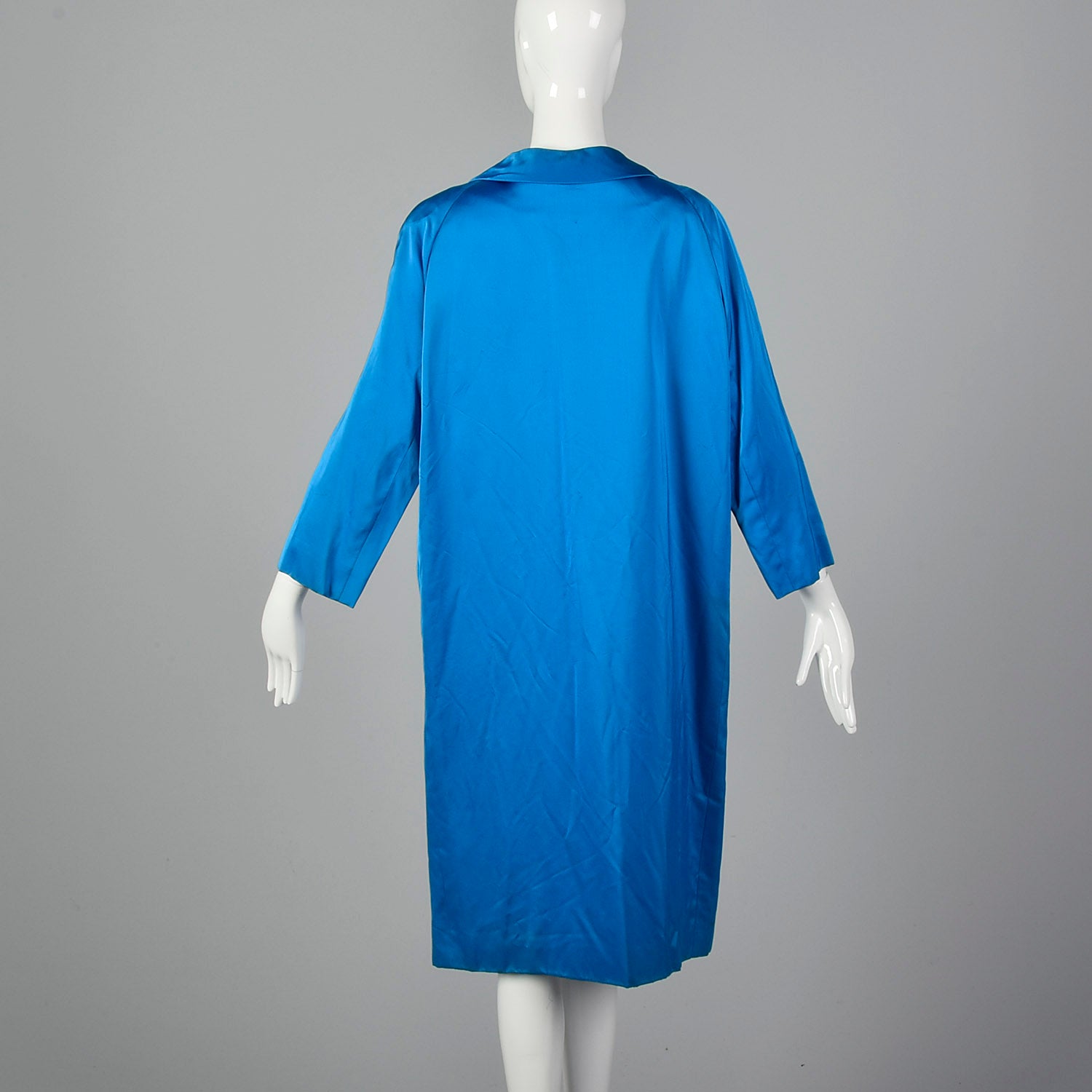 Large 1960s Blue Dress Coat