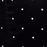 Small Patricia Rhodes 1980s Black Bodice Cream Skirt Dress Set