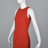 1990s Iconic Gianni Versace Couture Bright Red Mini Dress