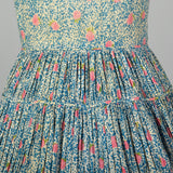 XXS 1950s Blue Day Dress