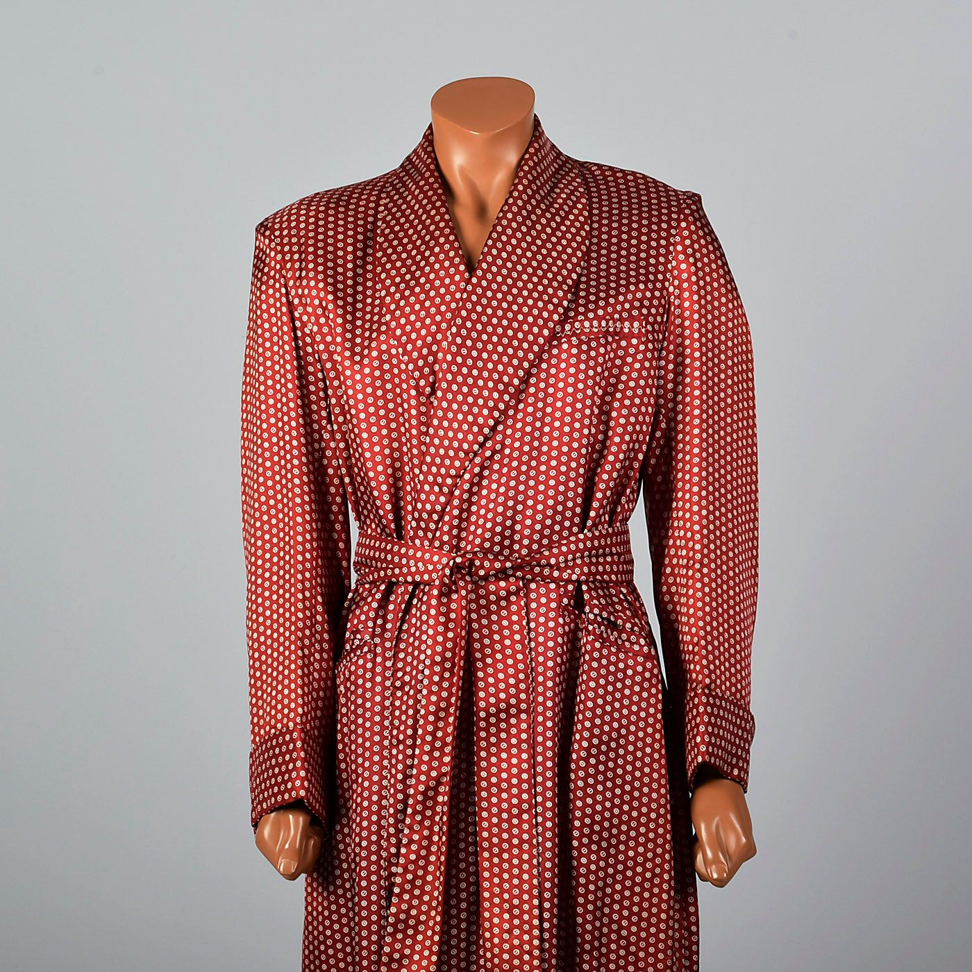1950s Mens Deadstock Rayon Robe