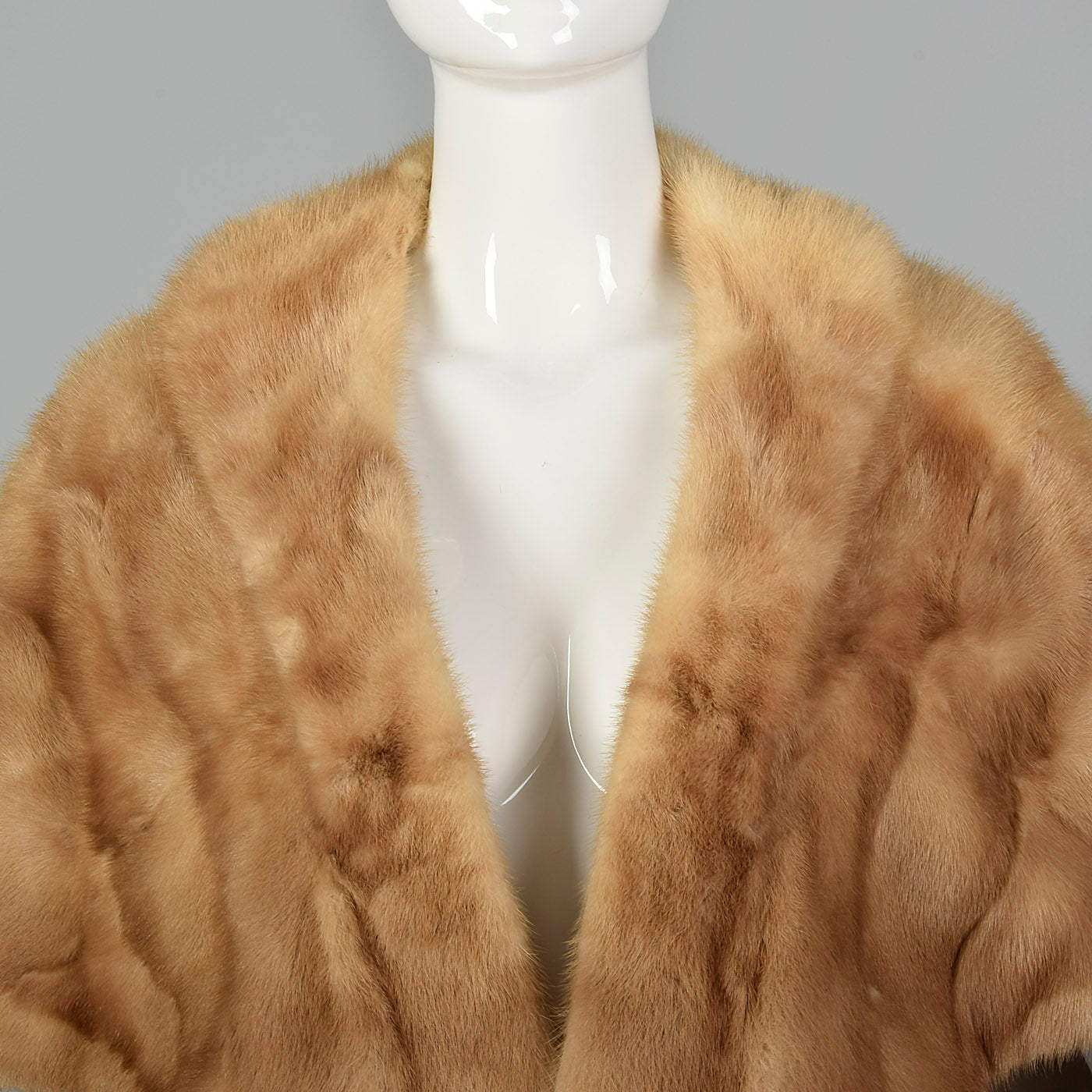 1950s Mink Stole with Pockets