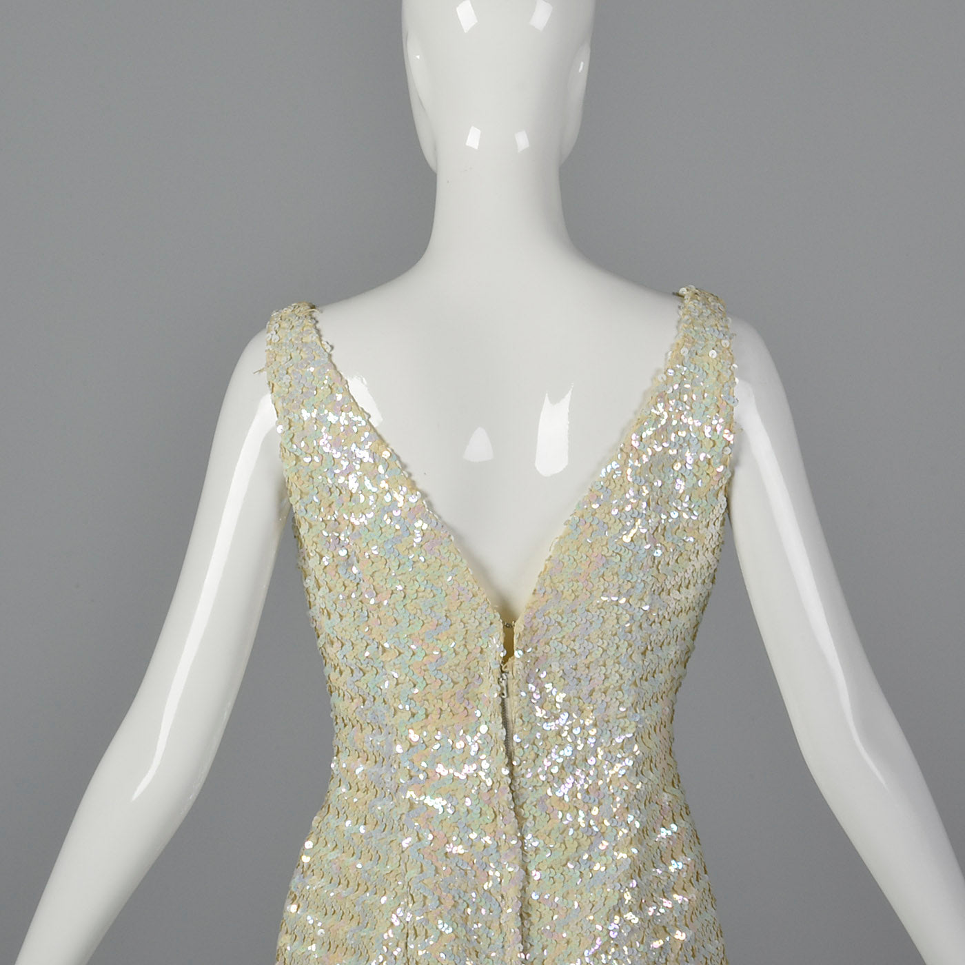 1950s Fredericks of Hollywood Iridescent Sequin Dress