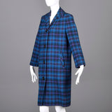 1950s Pendleton Tartan Plaid Coat