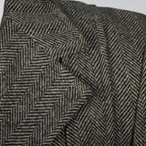1970s Mens Herringbone Tweed Belted Norfolk Jacket