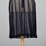 1950s Sheer Navy Party Dress
