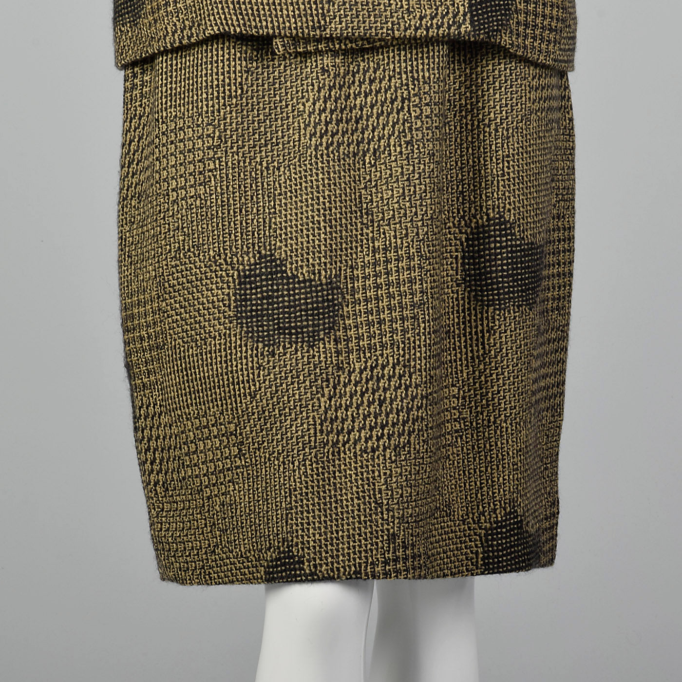 1980s Dorothee Bis Tweed Skirt Suit with Oversized Jacket