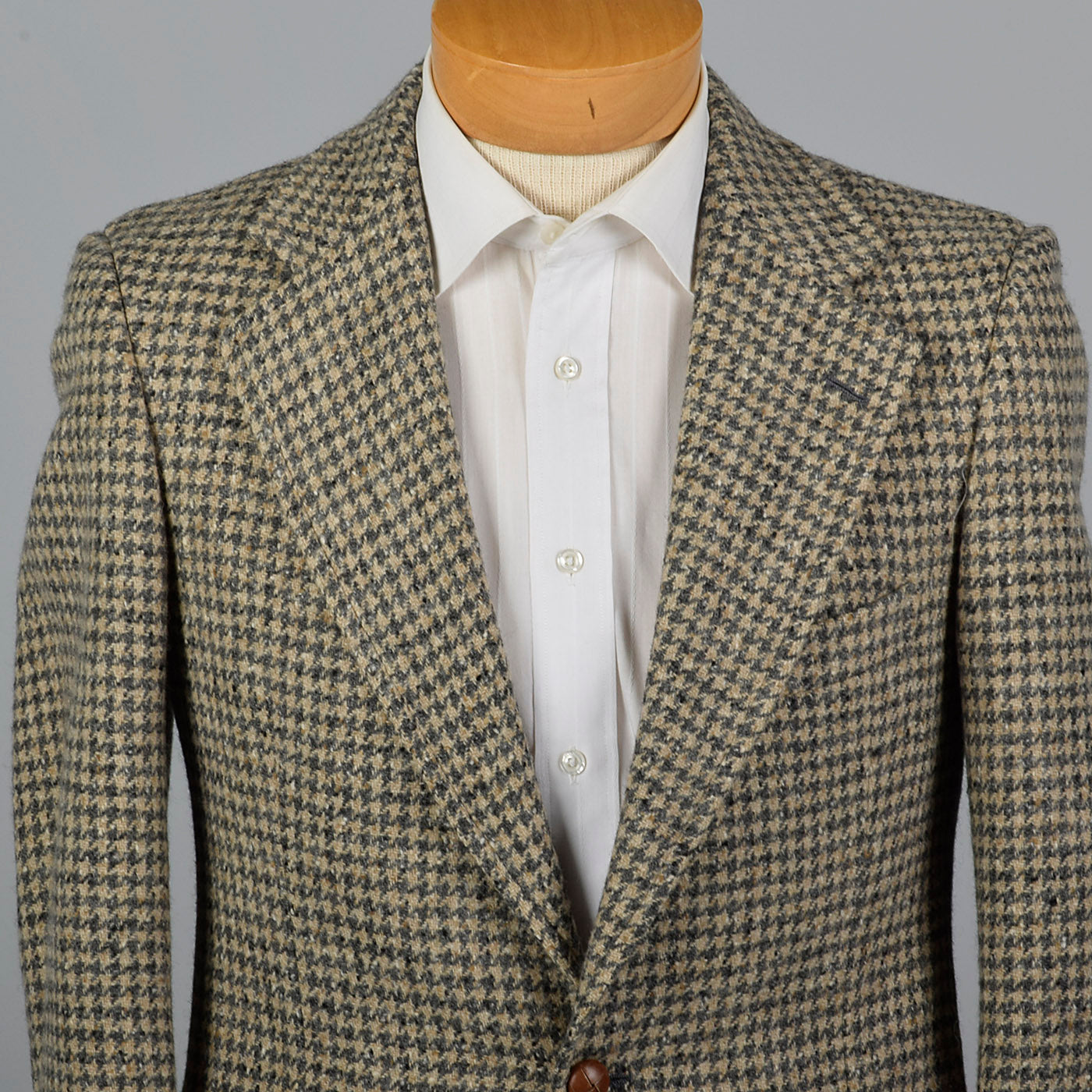 1970s Donegal Tweed Gray Jacket