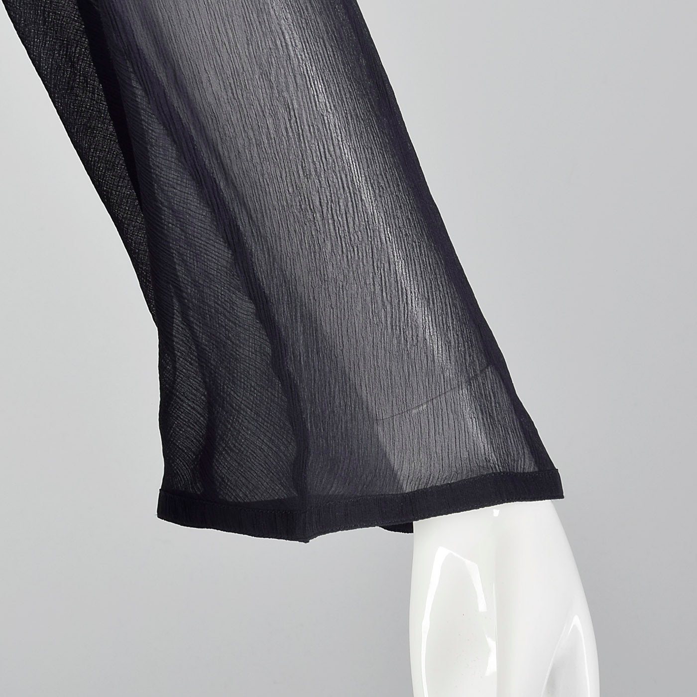 1990s Armani Sheer Navy Top