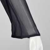 1990s Armani Sheer Navy Top