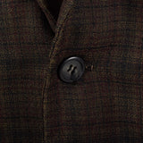 1950s Mens Lightweight Summer Jacket in Brown Plaid