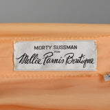 XS 1970s Sheer Peach Maxi Dress