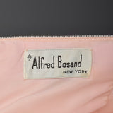 1970s Alfred Bosand Pink Silk Dress with Matching Jacket