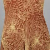 1970s Diane Von Furstenberg Brown Knit Dress