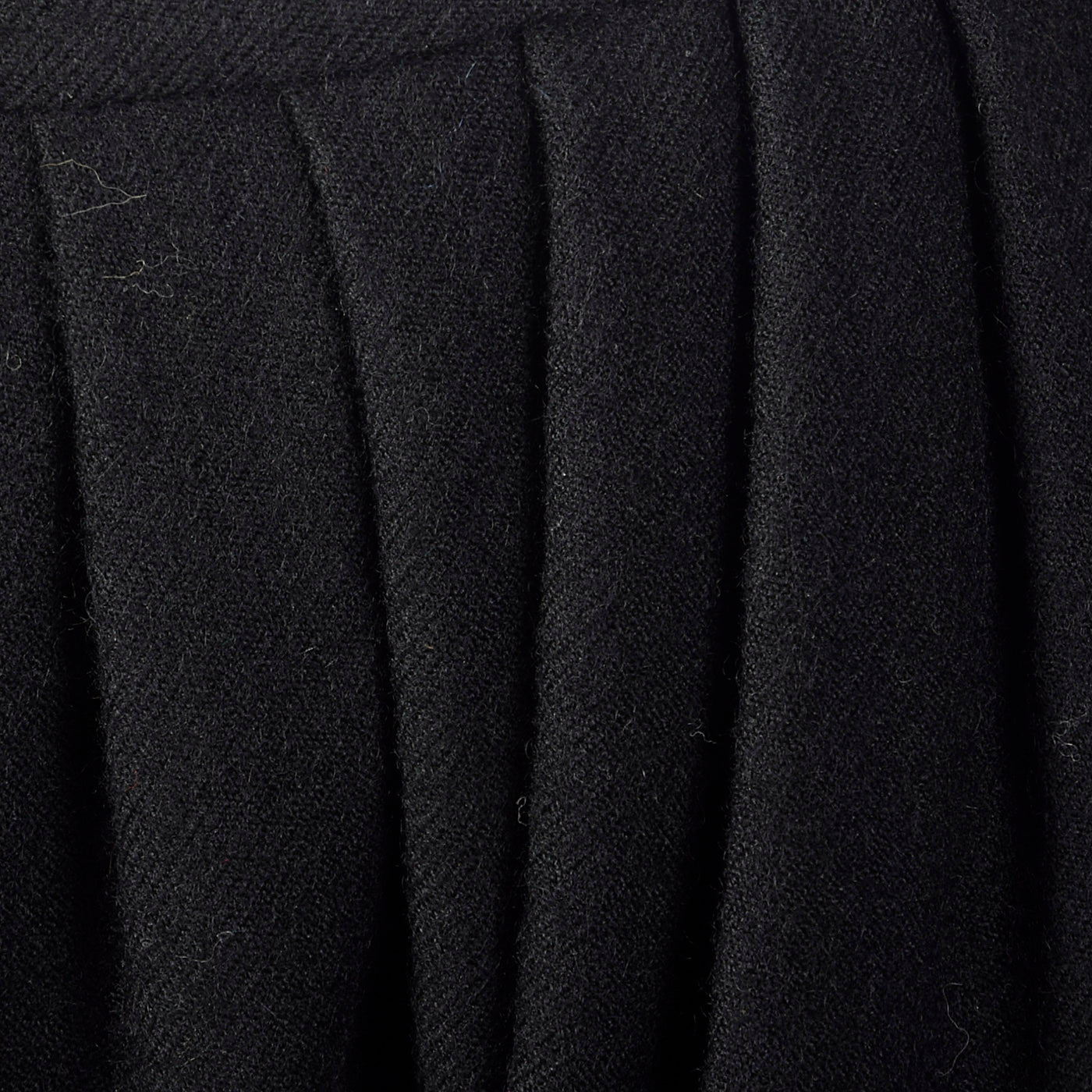 1970s Chloe Timeless  Black Wool Skirt with Gold Buttons, Karl Lagerfeld era