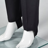 1960s Black Stirrup Pants