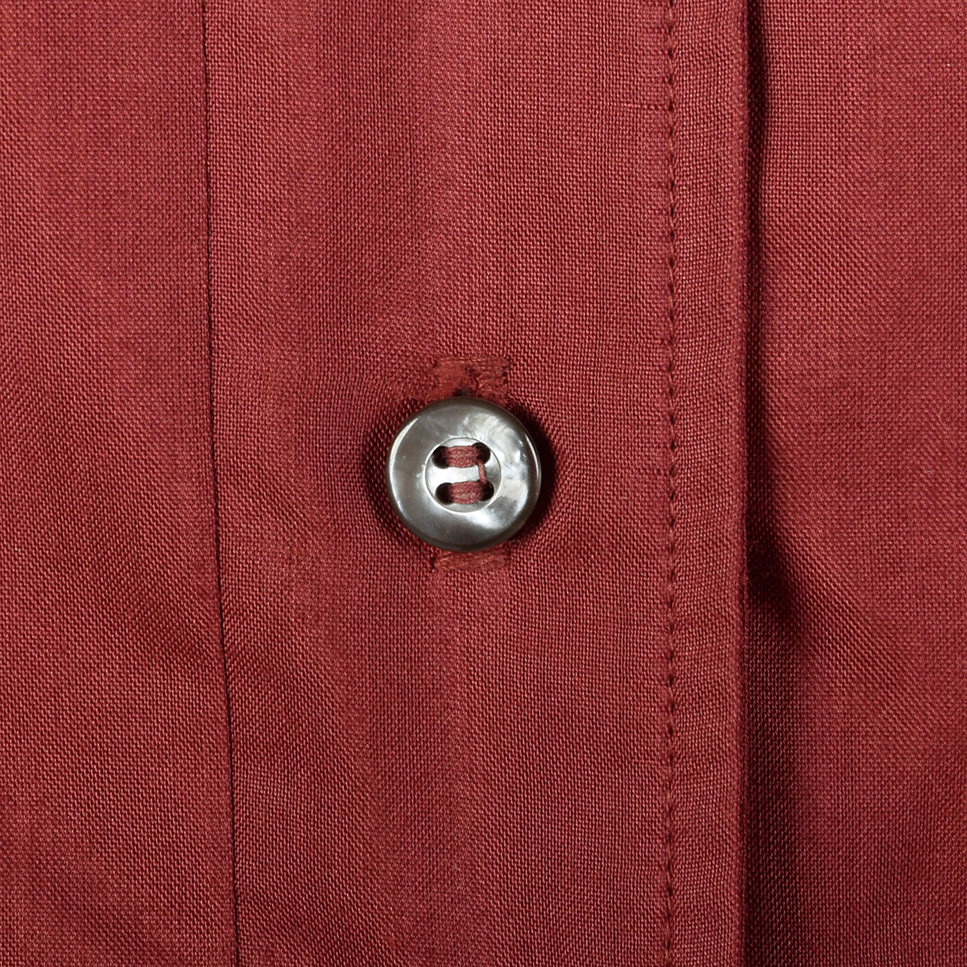 1960s Burgundy Shirt Dress