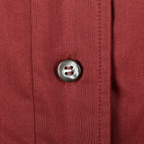 1960s Burgundy Shirt Dress