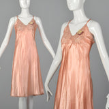 1940s Deadstock Pink Rayon Full Slip