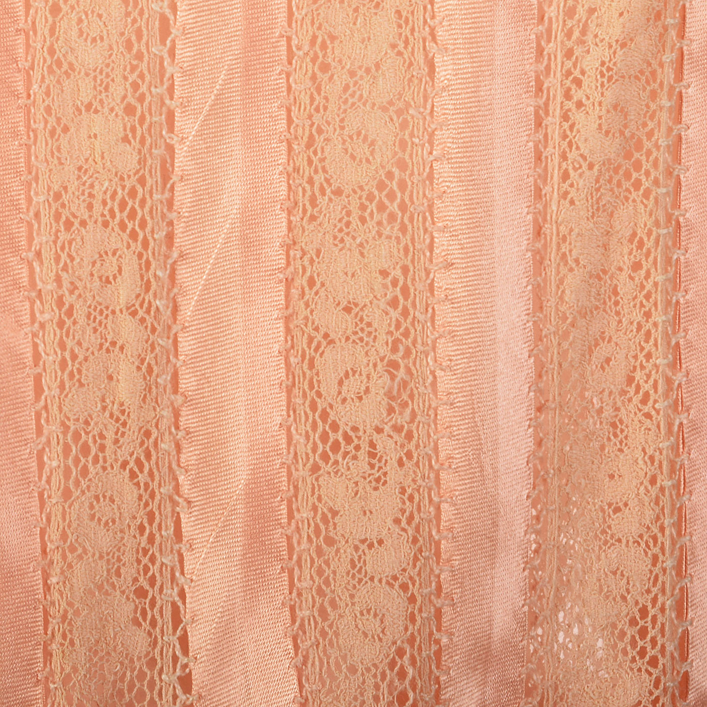1930s Pink Satin Nightgown with Keyhole Bust