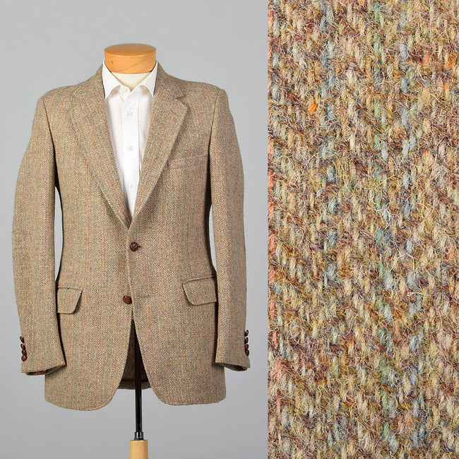1970s Harris Tweed Tan Jacket
