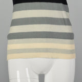 Sonia Rykiel 1990s Lightweight Green Stripe Sweater