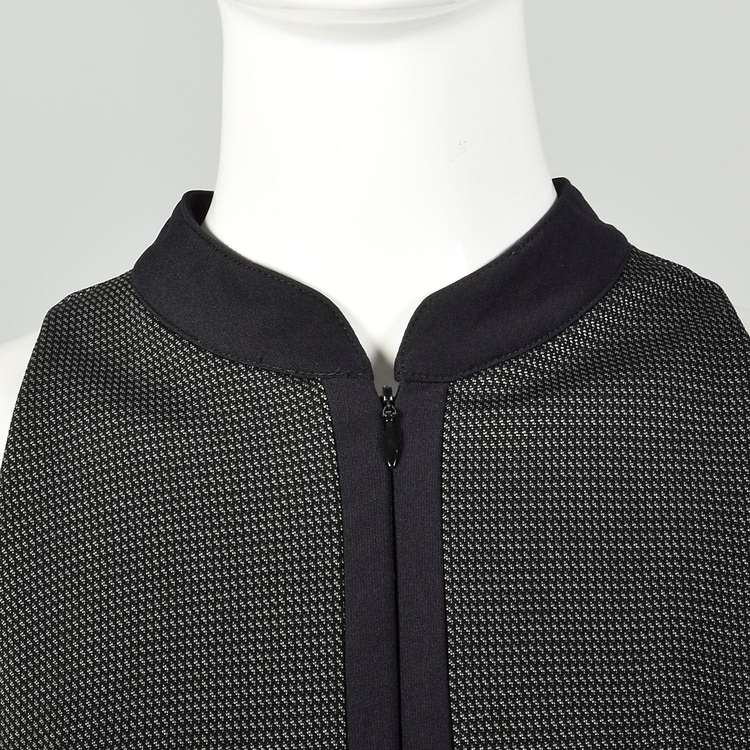 2010s Medium Nicole Miller Artelier Dress Structural Zip Front BodyCon