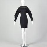Small Borboglio Cristina Jan 1990s Black Dress