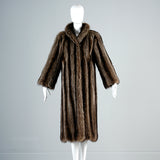 Full Length Saks Fifth Avenue Raccoon Fur Stroller Coat Revillon Winter Column