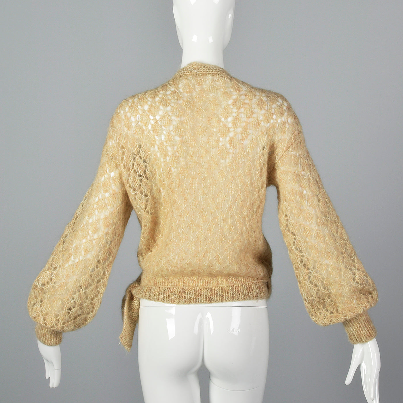 1970s Sheer Mohair Wrap Sweater
