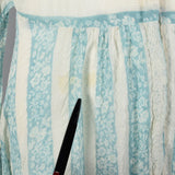 1940s Blue Floral Dressing Gown