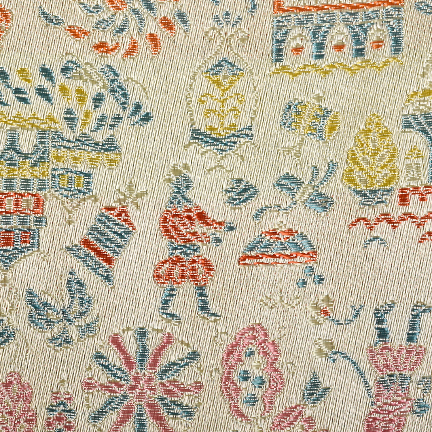 1960s Novelty Figural Brocade Coat